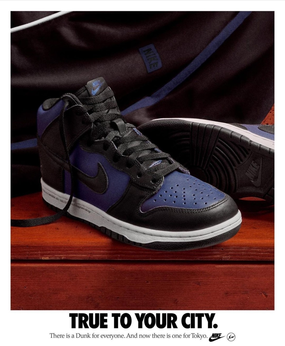 即将来袭,fragment design x nike dunk high"tokyo 官方海报正式